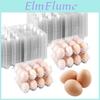 Clear Egg Holder Plastic 50pcs Cartons 12 Countreusable Crate For Home Ranch Farm Market Display Transparent Reusable Egg Container