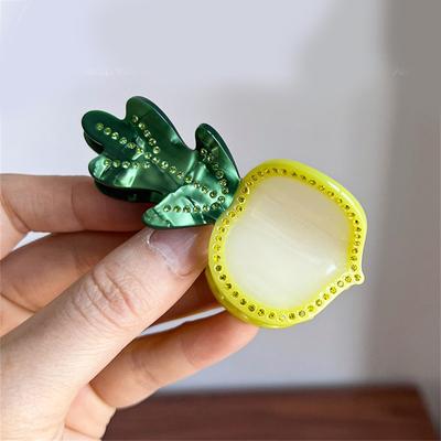 Hair Claw Clip Cute Food Hair Clip for Women Girls Styling Hairpin Hair Clip for Thick Hair Thin Hair Non-Slip