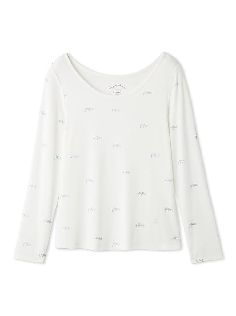 Gelato Pique PWCT251310OWHTF 3-Pattern Long-Sleeved T-Shirt