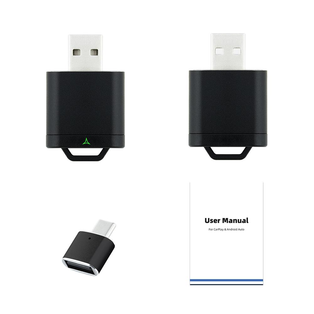 Адаптер Беспроводной CarPlay Android Auto Адаптер USB-донгл Умная Мини-коробка 3.1cm*2.68cm*1.04cm