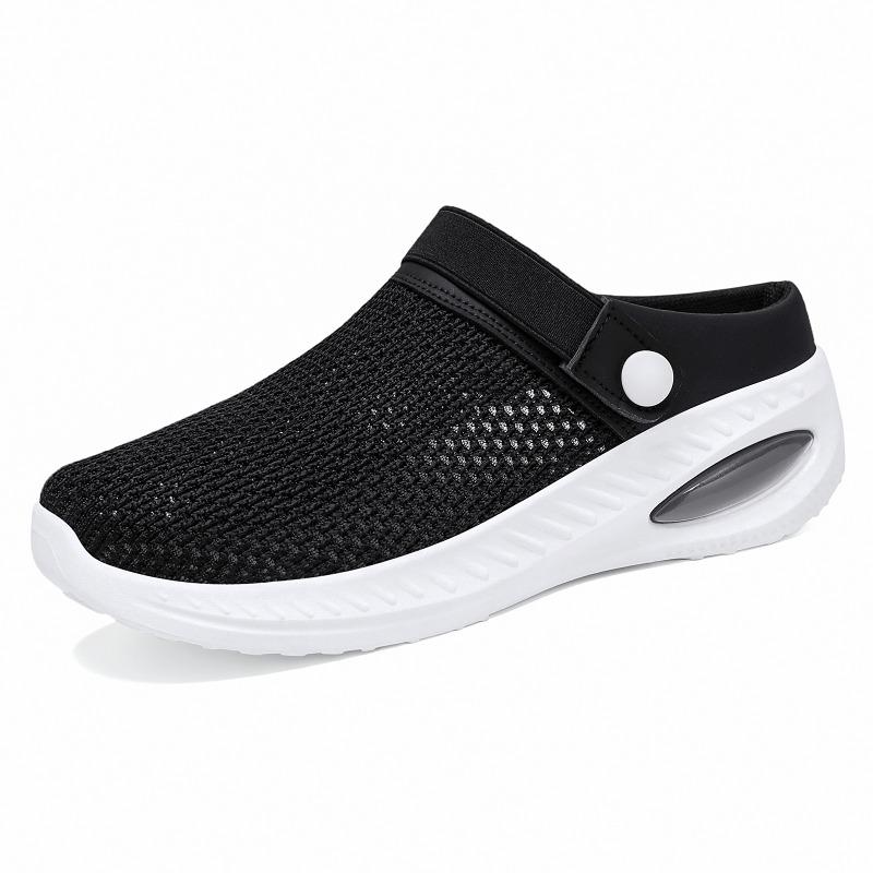 Shoes women's shoes shoes bag head half tray casual shoes solid color versatile flat shoes lazy slippers sandals