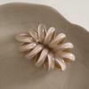 2Pcs Spiral Loop Hair Tie Fluffy Ball Head Hair Rope Pure Color Strong Phone Cord No Breakage Hair Accessories