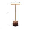Photography Props Jewelry Display Stand Copper and Wood Display Holder Storage Rack  Earrings