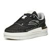 Anta Aotu Low-Top Skate Shoes Women Sneakers Black White 922218065-2