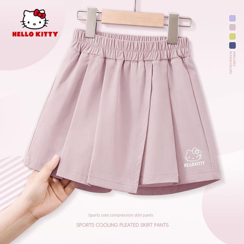 My Melody Children's Pants 2026 New Summer Girls' Pleated Skirt Pants Stylish Fashionable Short Skirt Girls' Big Kids Shorts