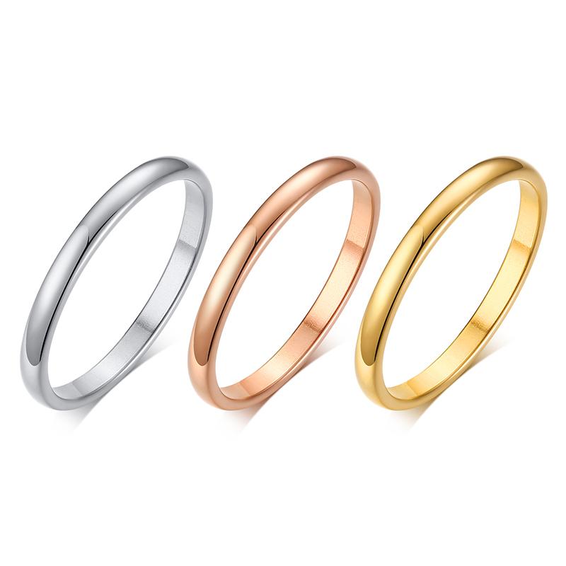 Chic Twisted Rope Slim Ring for Women, Stainless Steel Metal Wedding Rings Finger Band, New Elegant Simple Vintage Party Jewelry
