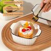 4PCS Heat-resistant Lasagna Baking Pan with Handle Rice Bowl Steamed Egg Bowl  Dessert