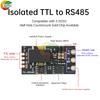 DC3.3V-5V Isolated TTL To RS485 Level Module Serial Port Auto Commutation Multi Protection 2Mbps High-speed Communication Rate