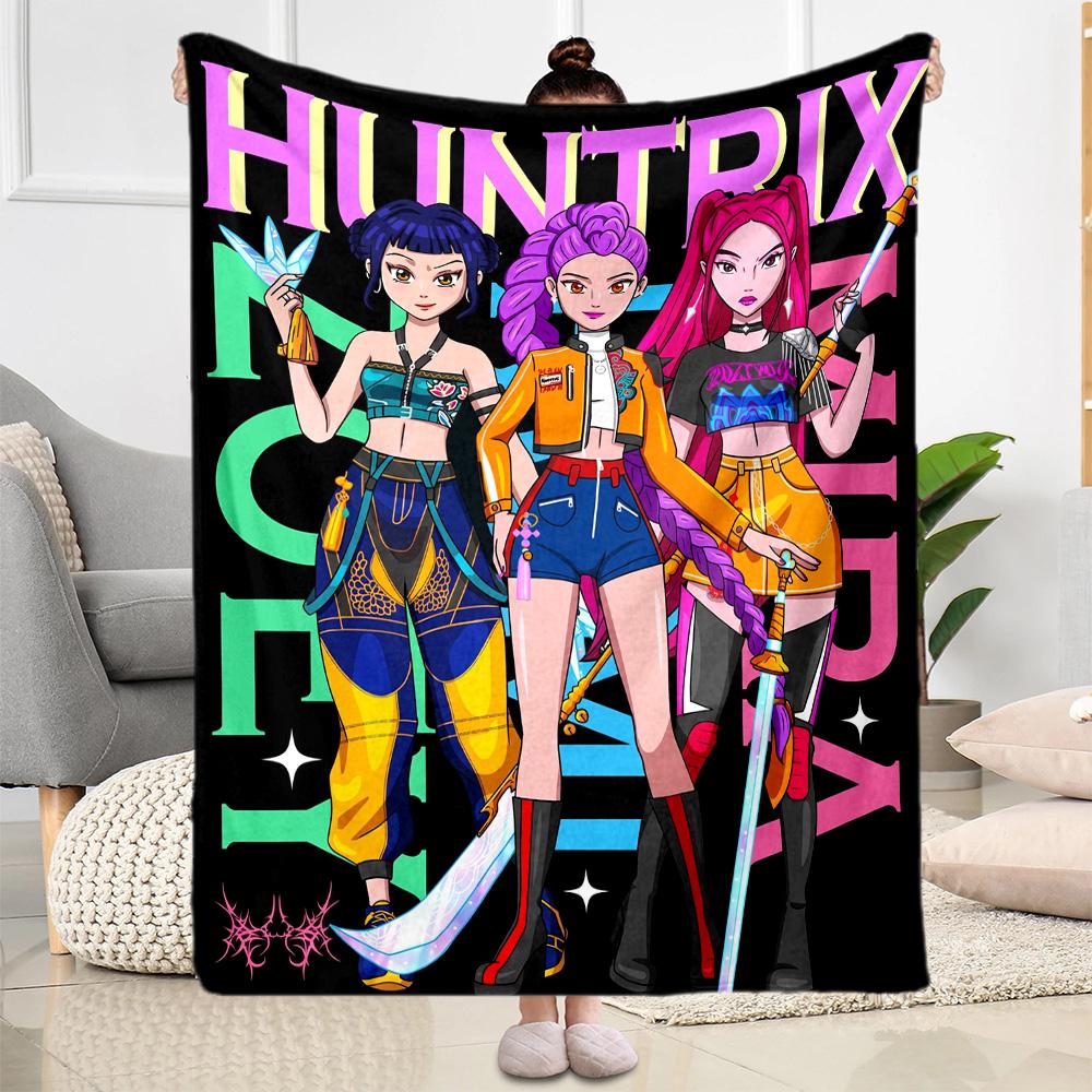 Huntress Power Squad Blanket Soft & Cozy Great for Bed Livingroom Chair Four Seasons Universal Modern Style Birthday Christmas Gift Blanket