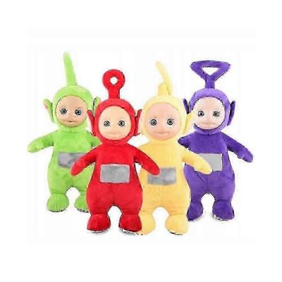 Plyslegetøj Teletubbies Sæt af 4 Store 30 cm