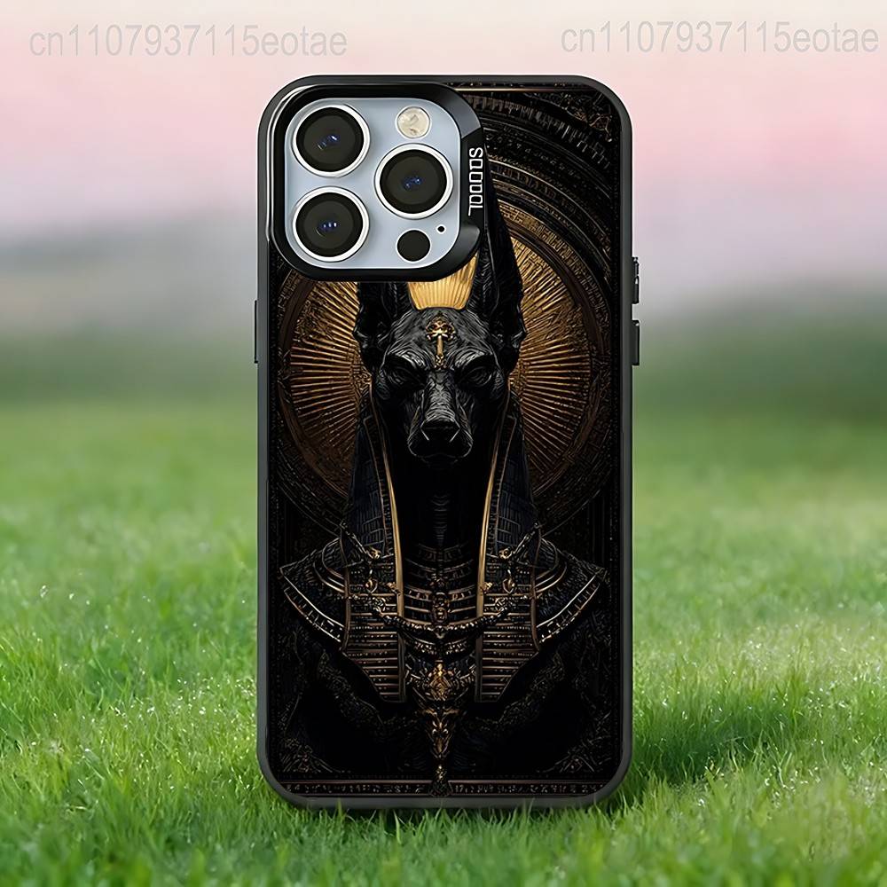 A-Ancient Art Egypt COOL Phone Case For iPhone 17,16,15,14,13,12,11,Pro,Max,Plus,E,Air,Mini Black Tpu IMD Cover