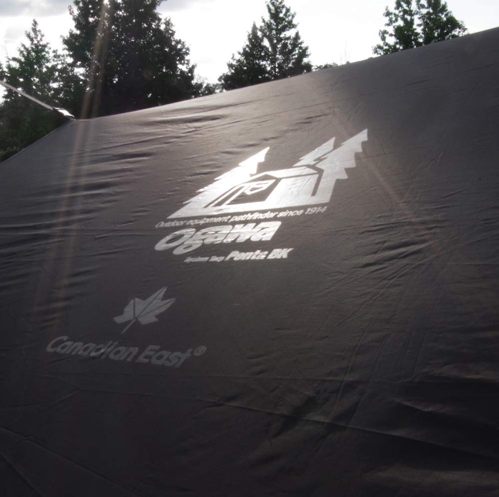 Canadian East X Ogawa Outdoor Camping Tarp Pentagon Black CETO1023