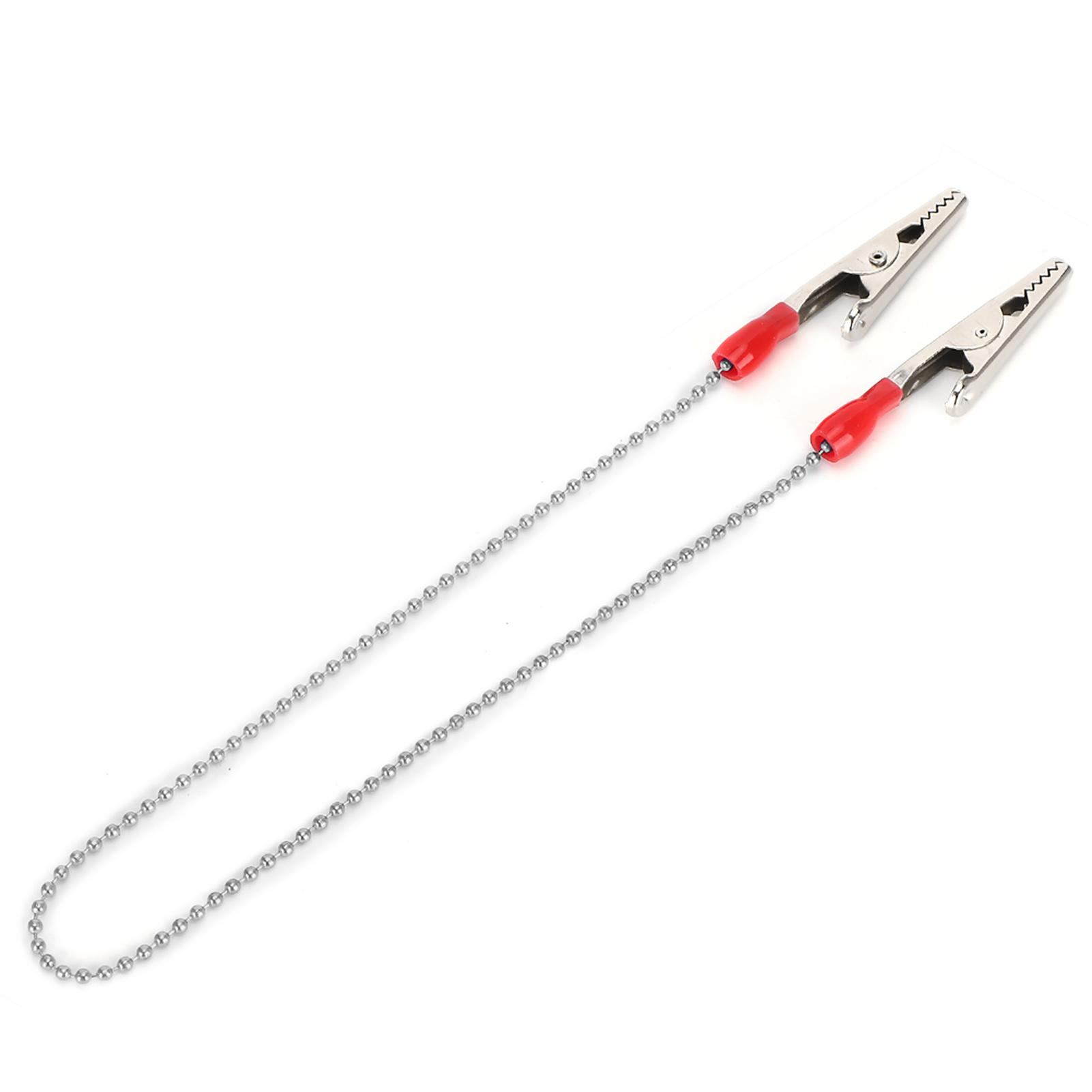 

5 шт. держатель для салфеток с зажимом для зубной щетки с гибкой стальной шариковой цепочкой, стоматологические принадлежности, серебристый серебряный