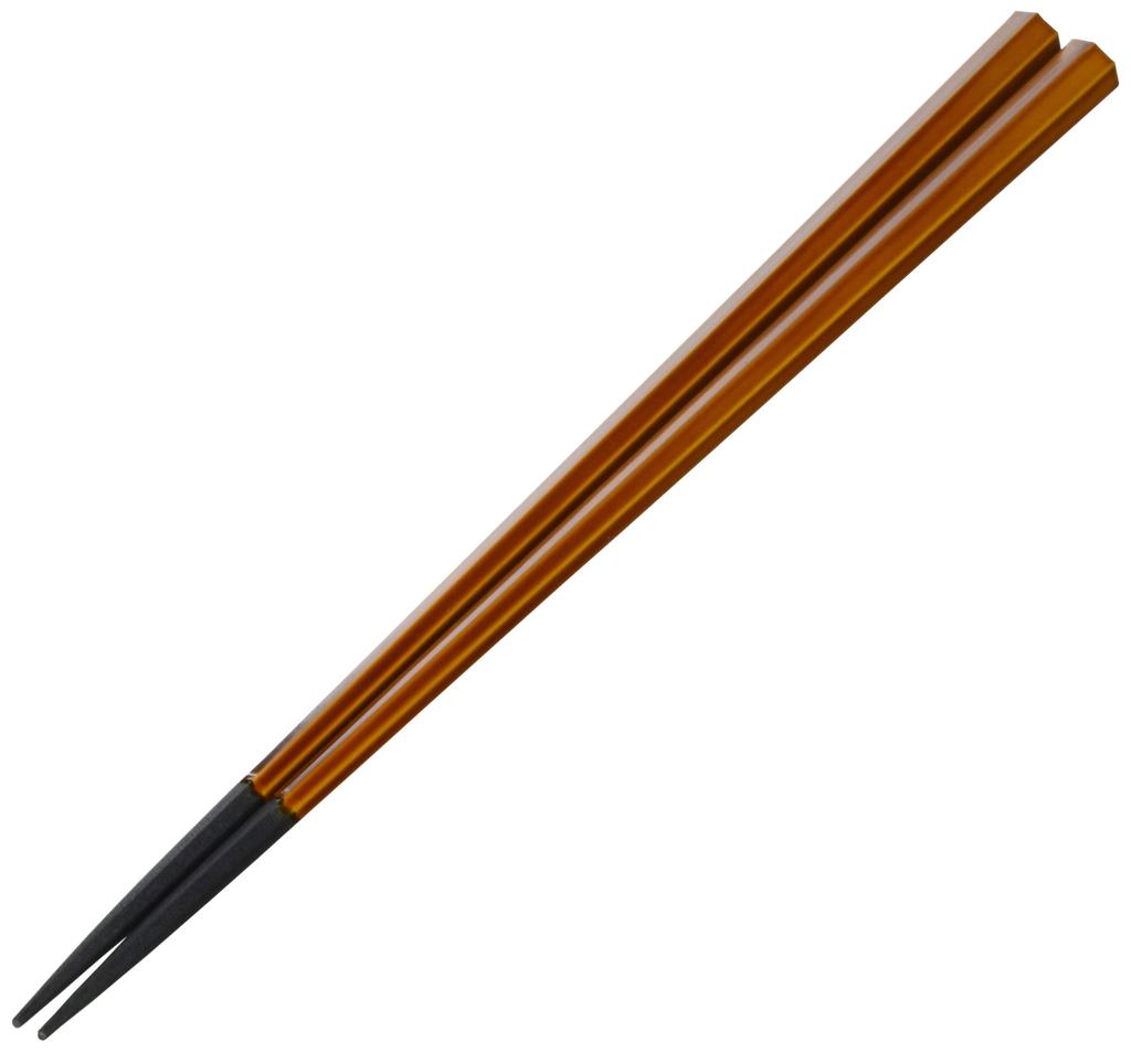 Fukui Craft Made in and Microwave Heptagonal Shunkei Lacquer Chopsticks, Japan, 22.5cm, Dishwasher, Dryer, Safe, Chopsticks, Finish, ZA-411448