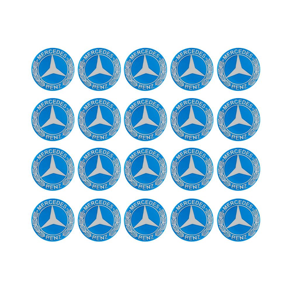 14mm Car Key Badge Replacement Key Stickers For Mercedes Benz AMG E S C A B Class GLE GLS CLS GLC CLA GLA GLK GLB W205 W206 W221 CY4