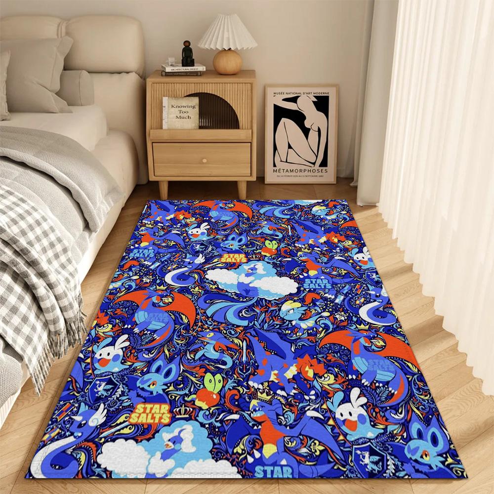 Fashion Entrance Mat Living Room Rugs Decoration P-Pokemons Balcony Doormat Front Door Super Absorbent Bathroom Rug Floor Mats