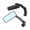 Motorcycle Mirrors 4.9x11.9cm Square Anti Glare Rearview Side Wing Mirror Universal Fit for Motorbikes