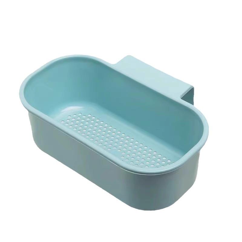 Wall-mounted Kitchen Sink, Draining Basket, Filter Basket, Plastic Storage Rack, A Kitchen Leftover Food and Residue Filter Wonder