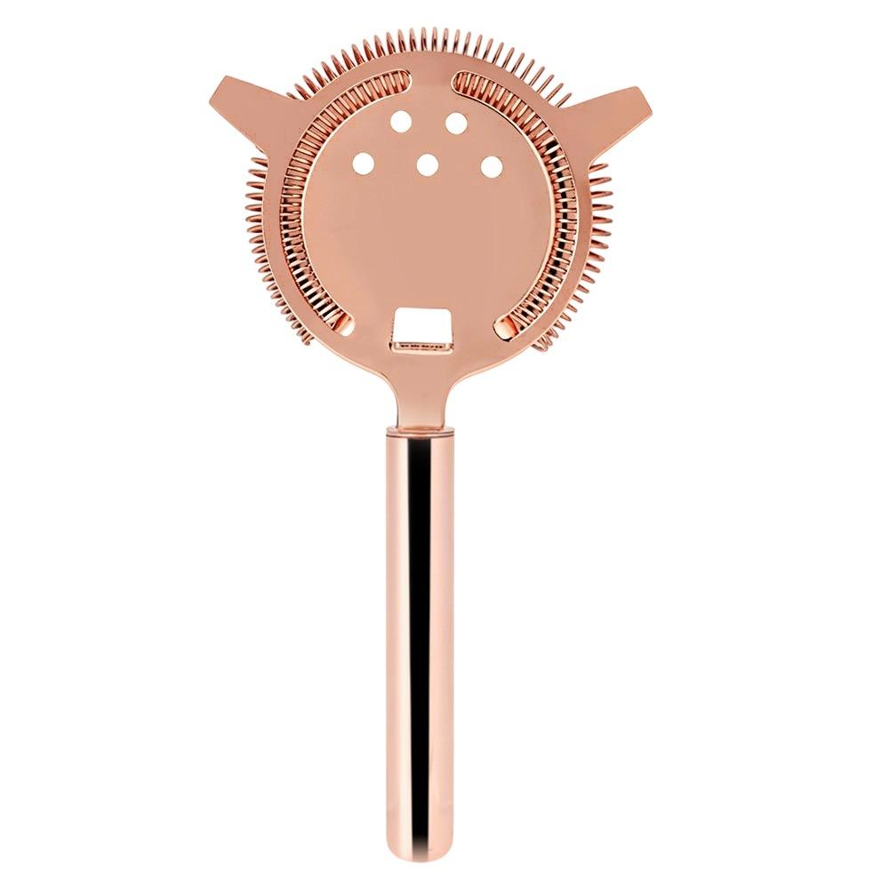 Stainless Steel Drink Strainer Rose Gold Filter Practical Cocktail Strainer  Mixologists