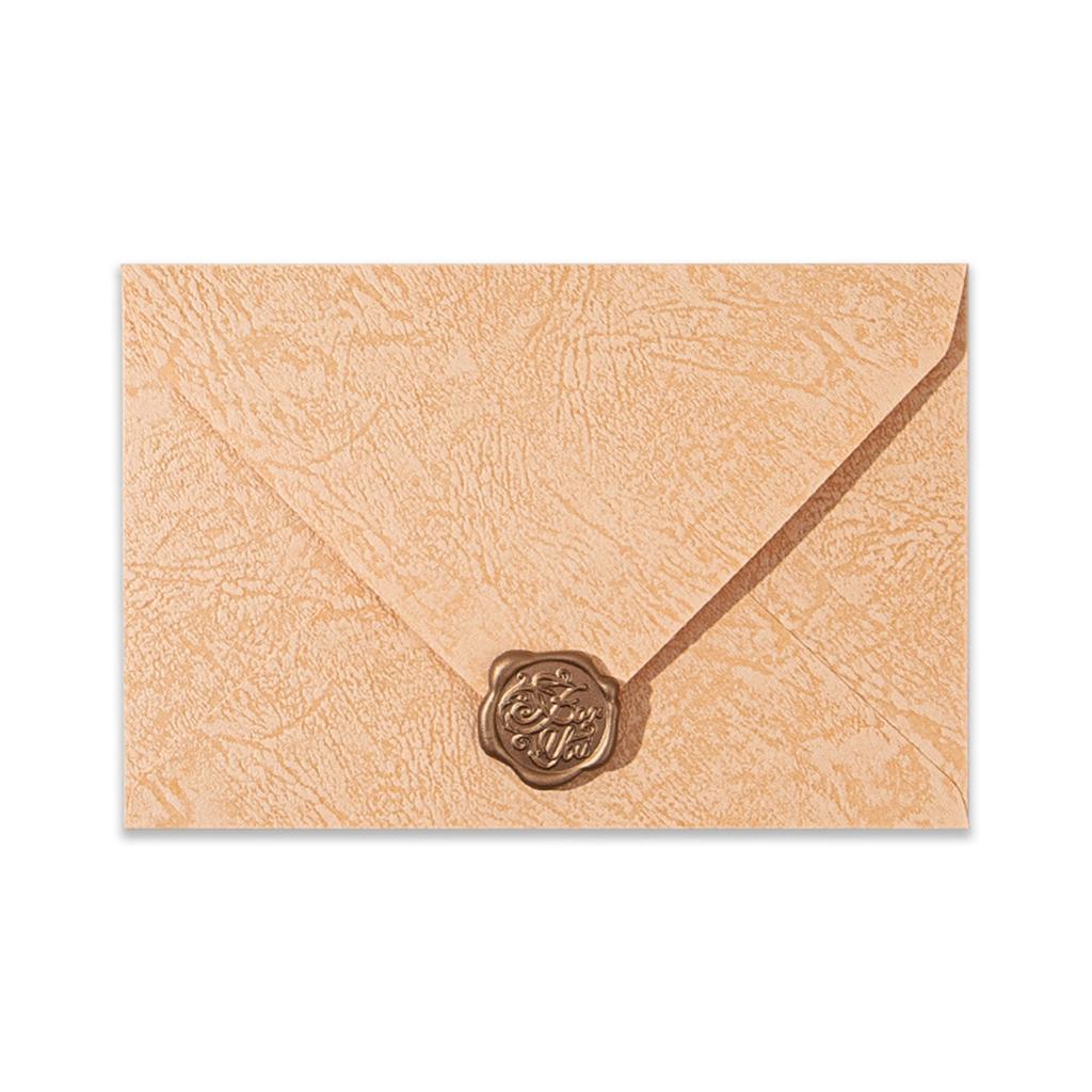 Vintage Stationery Envelopes Set with 6 Writting Paper Letter (Lined) 3 Matching Envelopes 3 Seal Stamp Sticker