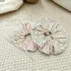 Korean Style Small Floral Hair Tie for Women - High-End 2026 Hair Accessory for Ponytails and Buns.