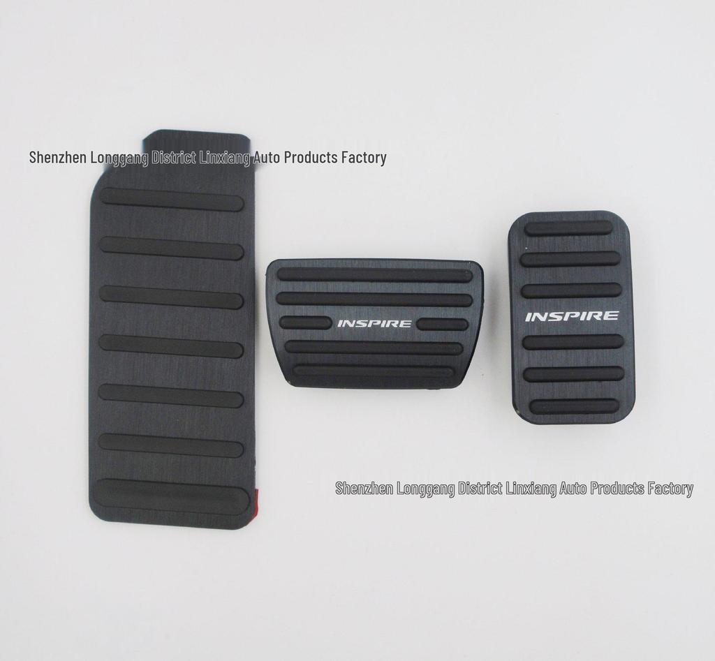 Applicable to: 2019 Inspire, New Aluminum Alloy Non-Slip Accelerator & Brake Pedal