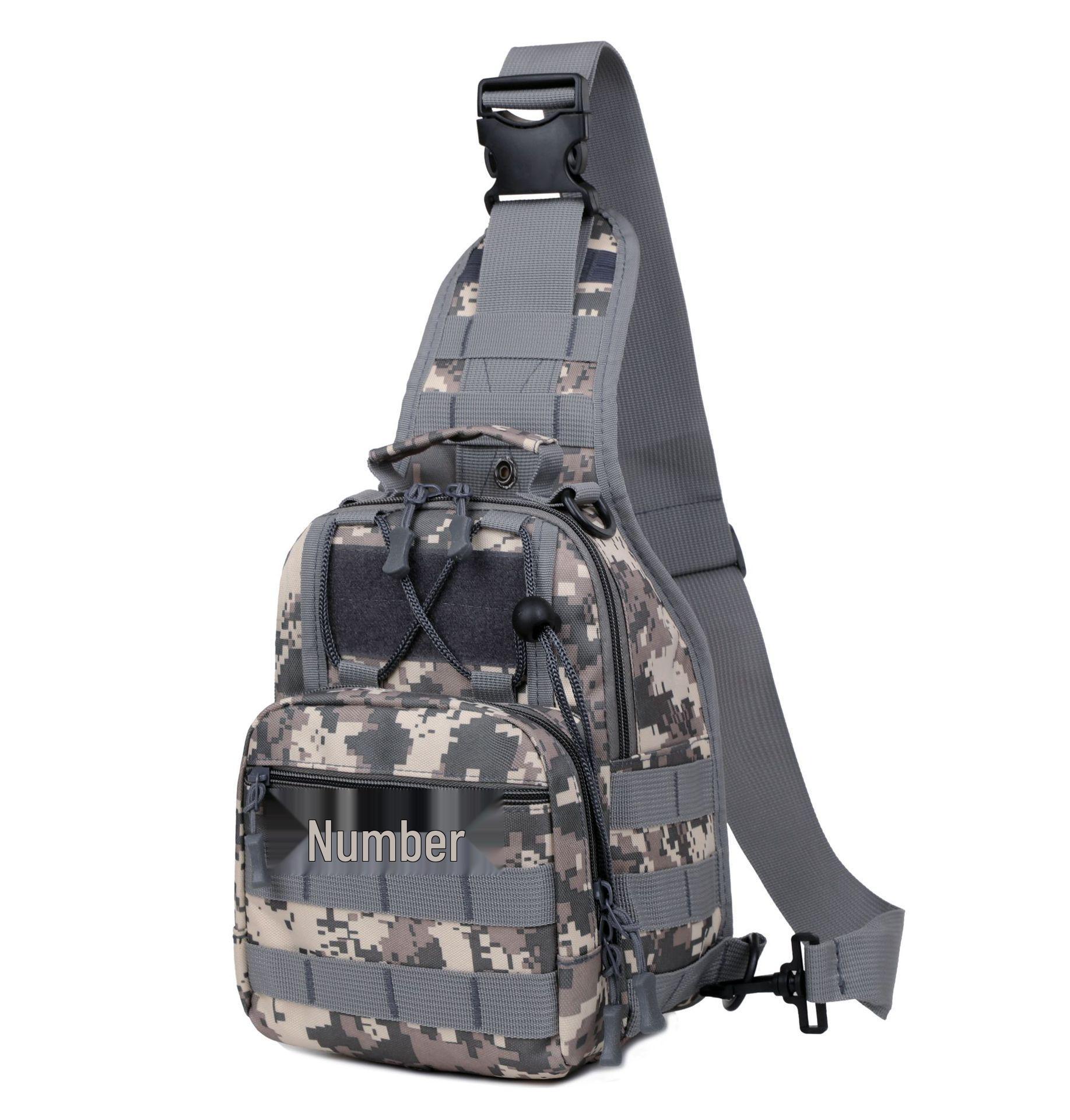 

Men s Tactical Camouflage Multi-Function Outdoor Bag: Backpack, Messenger, Waist, and Chest Bag One Size