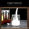 LFGB Certification High-borosilicate Glass Seasoning Jar Ultra Hard Fall Resistant Condiment Container Salt Pigs Sugar Server