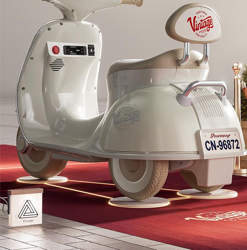 Children's Cross-Border Electric Tricycle with Remote Control - Dual-Drive, Rechargeable, Ideal Gift for Boys and Girls