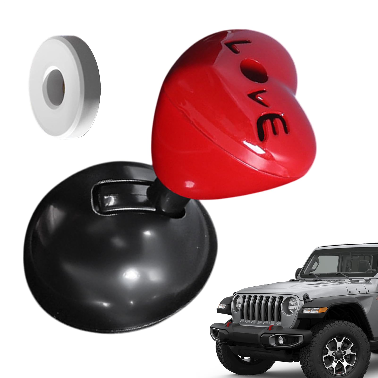 

Aoyitaf Car Start Button Joystick, Push to Car Joystick Push, Heart Car Starter Button Please refer to the description