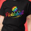 Fun LGBTQ Style Pickleball T-shirt