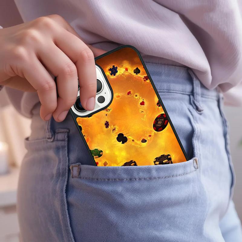 Dices Poker Casino soft Phone Case For iPhone 17 Air 15 16e 14 13 Pro Max Coque 12 11 Pro Max PLUS cover