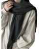 New Style High-end Literary Retro Cotton and Linen Square Scarf Versatile Sequin Headscarf Sun Protection Scarf Shawl