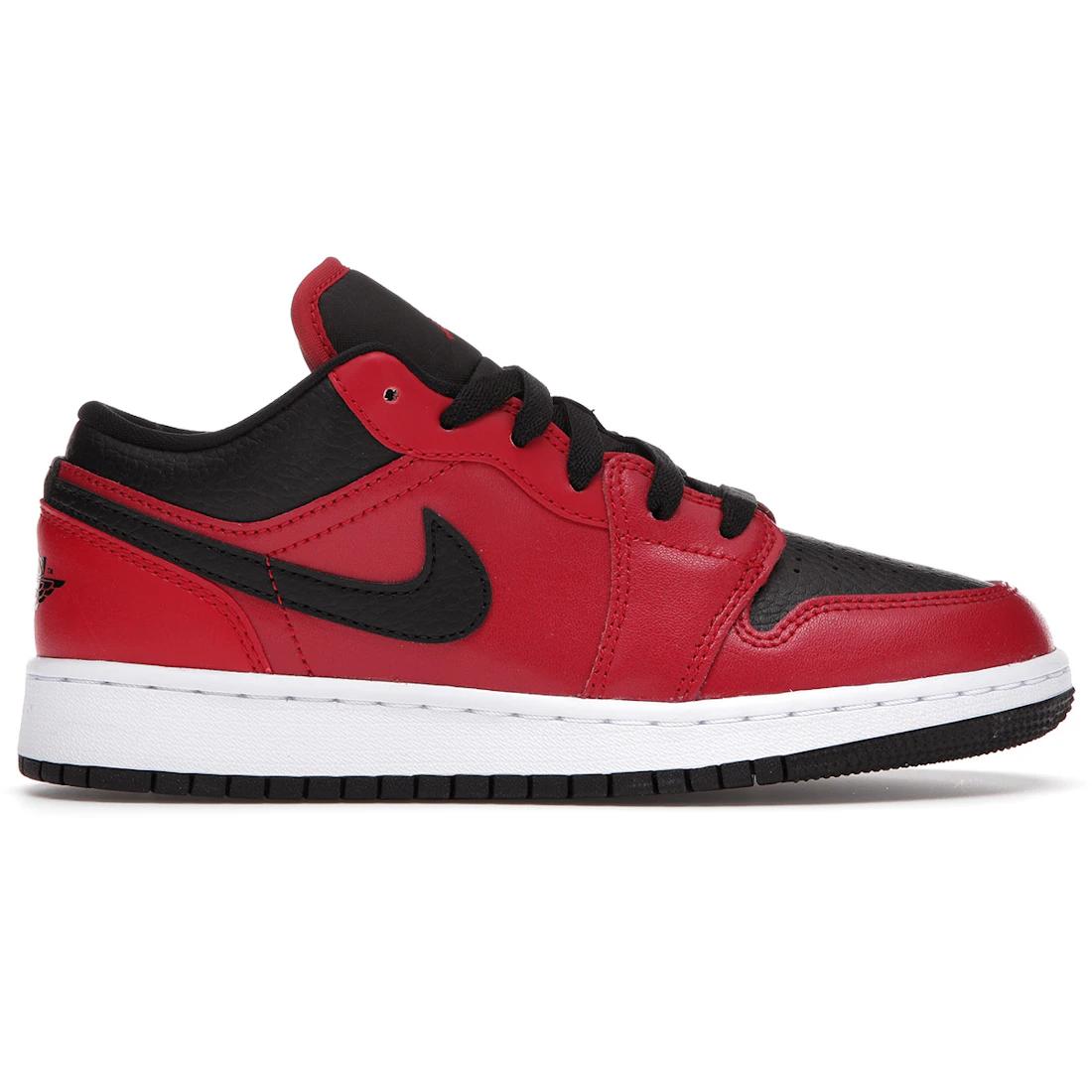 

Sneaker Jordan 1 Low Gym Red Black Pebbled (GS)(553560-605) 36.5