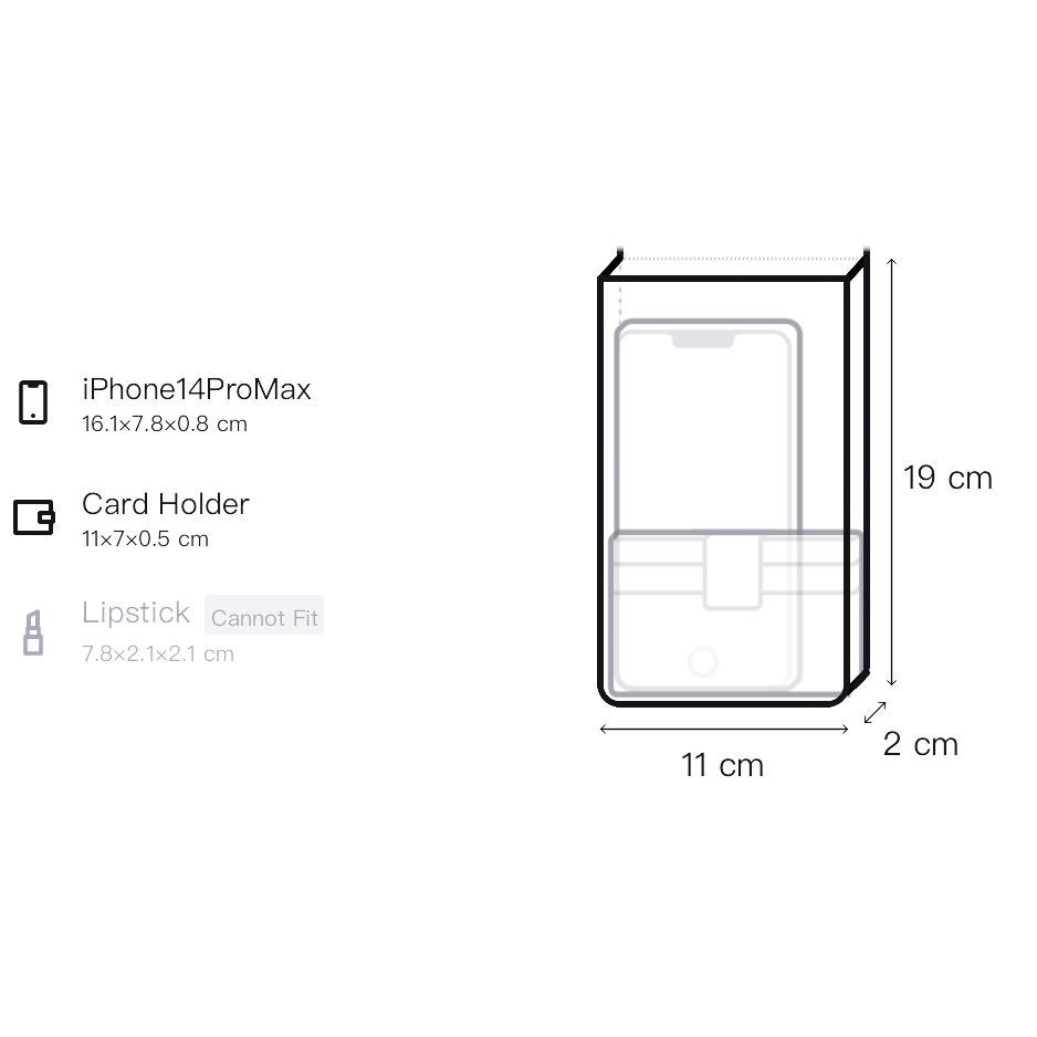 Valentino Amore Print Micro Logo Leather Phone Bag Men Bags Black WY2P0-T13TSZ-0SM