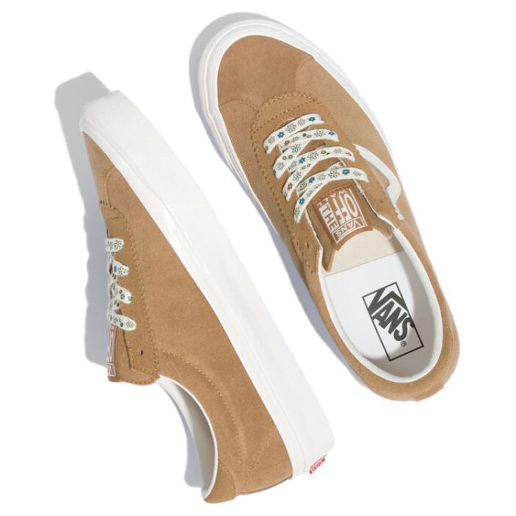 Vans Style 73 DX Anaheim Factory - Hnědé manšestrové unisex tenisky bílé VN0A7Q5ABRO