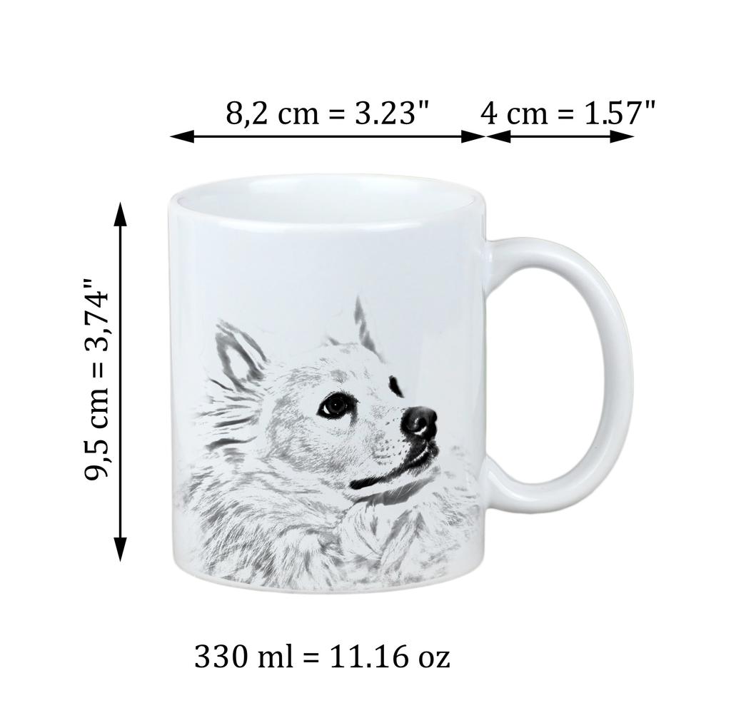 American Eskimo Dog, American Spitz - cup with a dog, personalized cup with a print, a classic gift for everyone from the Art-Dog brand