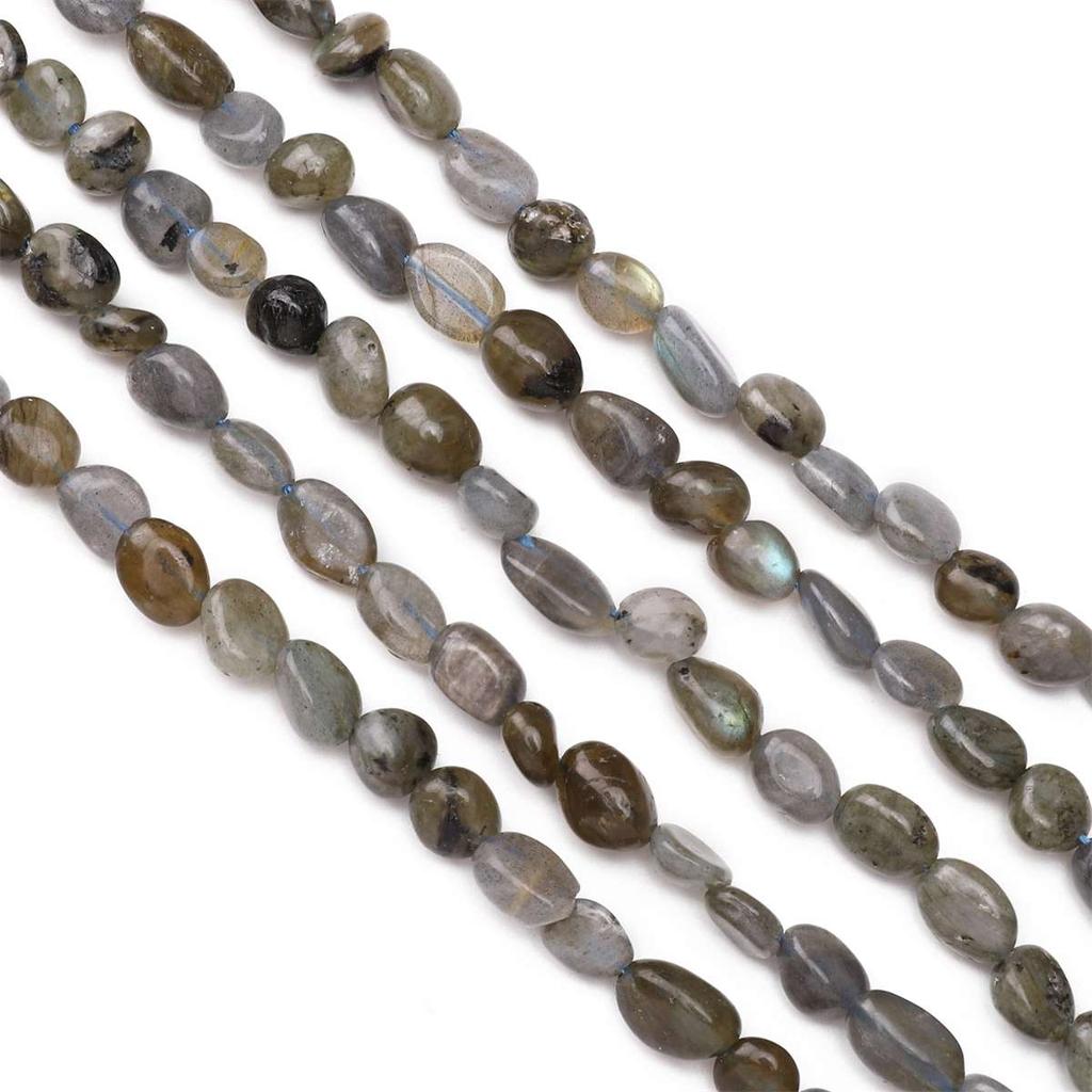 40-55Pcs Natural Colorful Irregular Shape Stone Loose Beads For Jewelry Making DIY Bracelet Necklace Accessories 15'' Strand