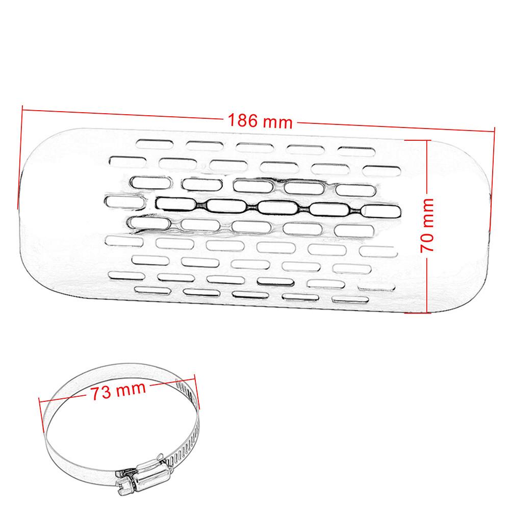 Motorcycle Chrome Exhaust Muffler Pipe Heat Shield Cover Guard For Harley Dyna Cruiser Road King Softail Sportster Etc Moto