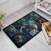 Gecko Frames Pattern Rug Floor Mat for Living Room or Bedroom Soft and Comfortable Carpet a Gift for Birthday and Holiday.