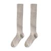 Calf Socks Season Warm Double Needle Cotton Socks Solid Color Stockings Trendy Socks