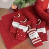 Red Twist Wool Socks, Winter Red Socks, Thickened Warm Socks, New Year'S Red Socks For The Year Of The Horse