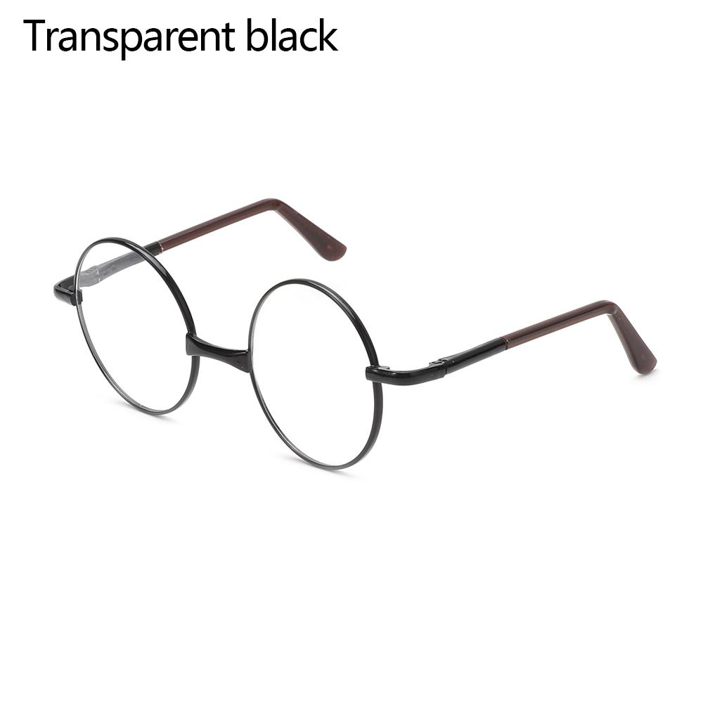 Dolls Clear Lens Round Frame Miniature Eyewear Eye Glasses Girl Toy Photo Props Toy Parts Dress Up Accessories Doll Accessories