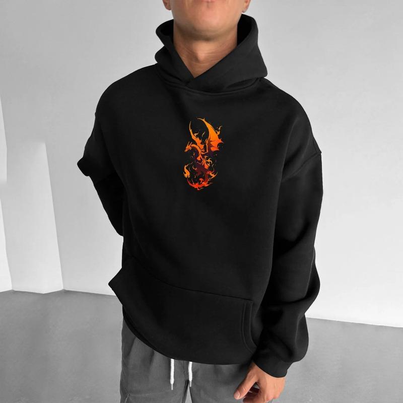 Pokémon Charizard Double-sided Printing Hoodie for Men Women 2025 Autumn/Winter New Y2K Harajuku Plus Size Casual Sweatshirt Top