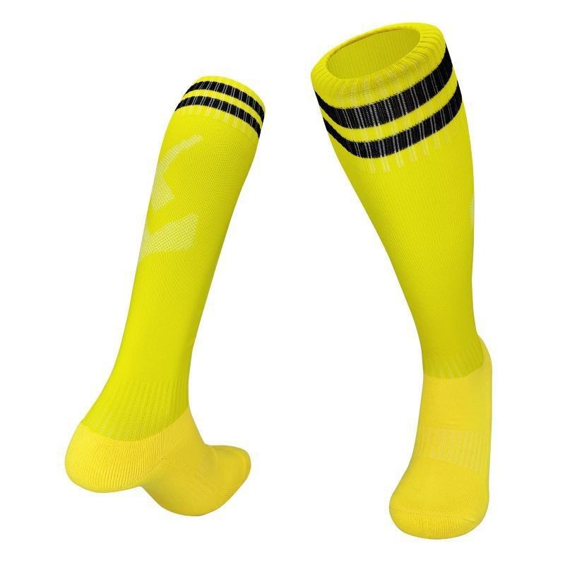 Over-knee Football Socks Men's and Women's Stockings Towel Bottom Sweat-absorbing Non-slip Sports Socks Children's Adult Breathable Thickened Socks