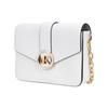New MICHAEL KORS Carmen Cow Leather Envelope Bag, Crossbody Bag, Shoulder Bag Women's White 35S2GNML2L-WHITE