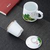 Ceramic water cup mug Mid-Autumn Festival National Day activities Guochao office tea cup
