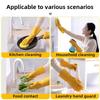 Durable PVC Dishwashing Gloves, Kitchen Cleaning Gloves, Waterproof  Heat Resistant Rubber Gloves for Household Chores, Laundry, and More