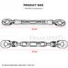 Motorcycle Balance Bar Universal 22mm Aluminum Alloy Cross Bar Handlebar Reinforced Bar Off-road Motorcycle Modified