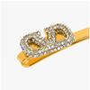 Valentino GaraVani V Logo Crystal Hair Clip j0V50 Ycw Mh5